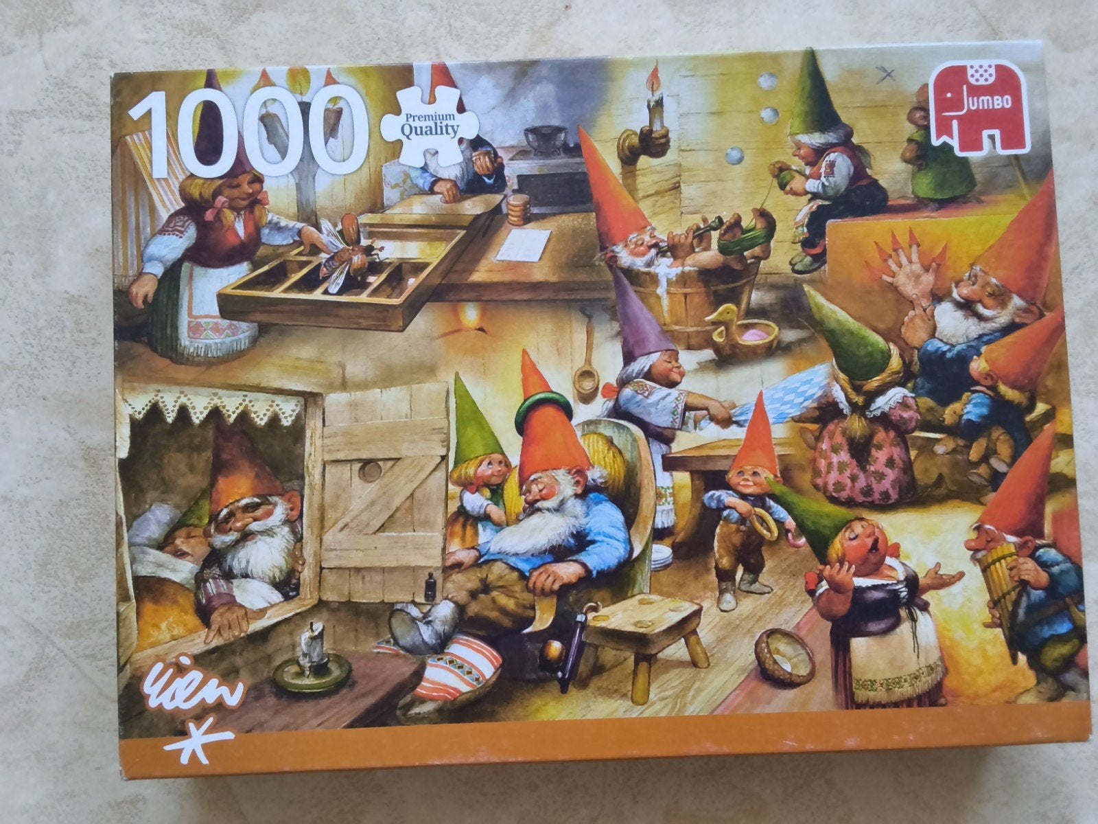 Rien POORTVLIET puzzel., Ophalen of Verzenden, 500 t/m 1500 stukjes, Gebruikt, Legpuzzel