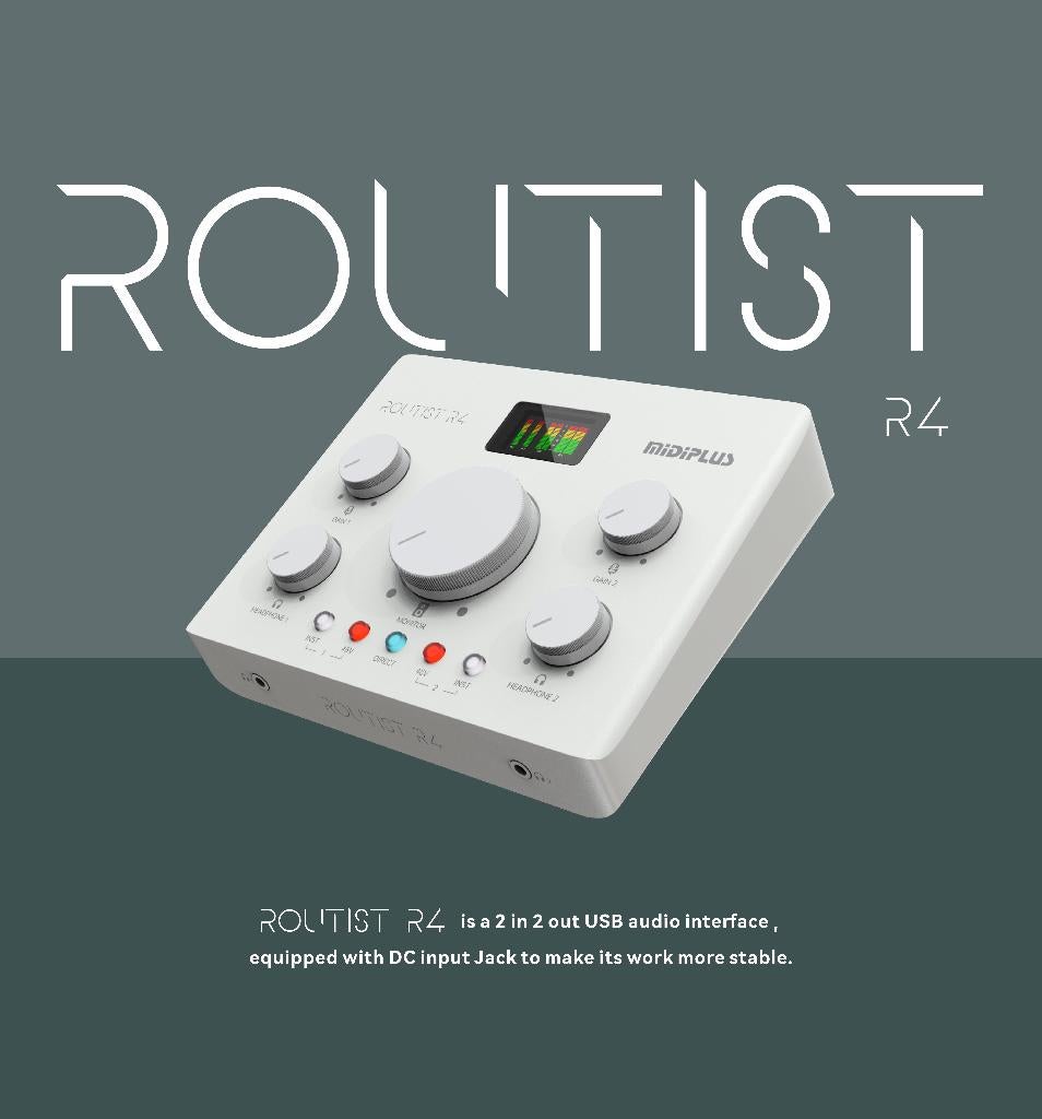 Midiplus Routist R4 Audio Interface, ., Nieuw, Ophalen of Verzenden, .
