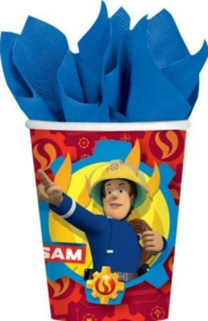 Brandweerman Sam Feestartikelen / Versiering Verjaardag, Ophalen of Verzenden, Nieuw, Versiering, Verjaardag