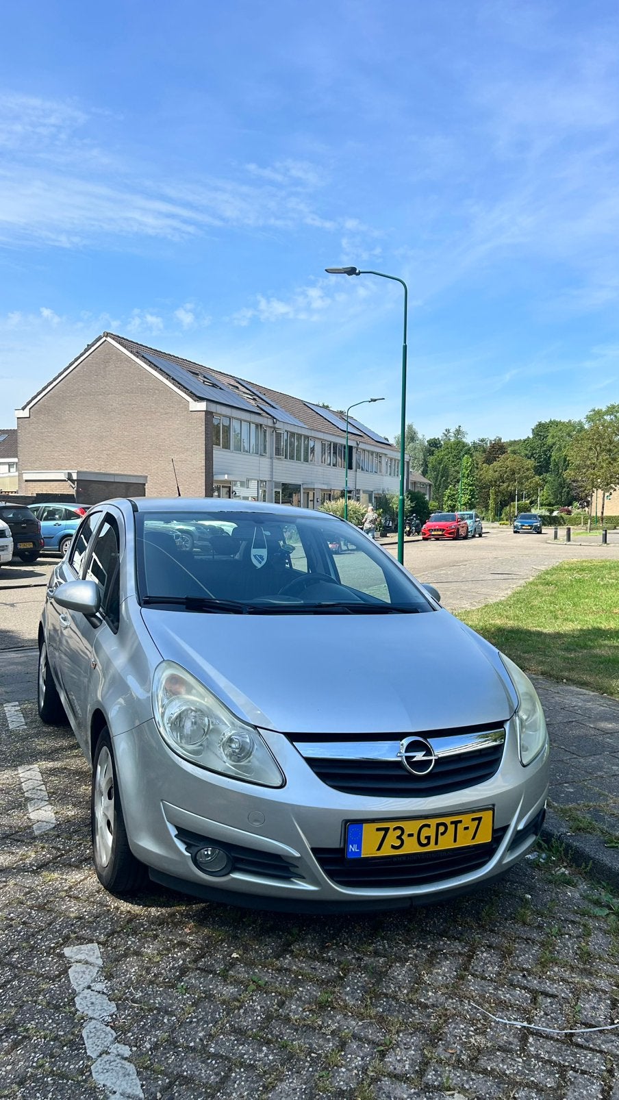 Opel Corsa 1.4 16V 5D 2008 Grijs NAP, Auto's, Opel, Voorwielaandrijving, 1063 kg, 4 cilinders, 49 €/maand