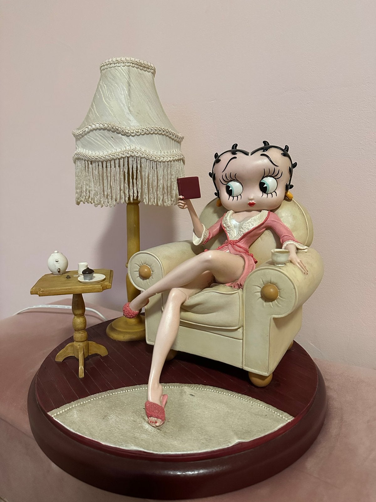 BETTY BOOP - Lamp | Extreem Zeldzaam | Vintage | Beeld | Art, Ophalen of Verzenden
