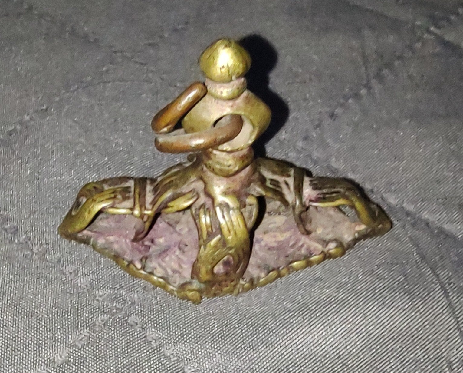 Antieke bronzen / koperen stempel / zegel, Ophalen of Verzenden
