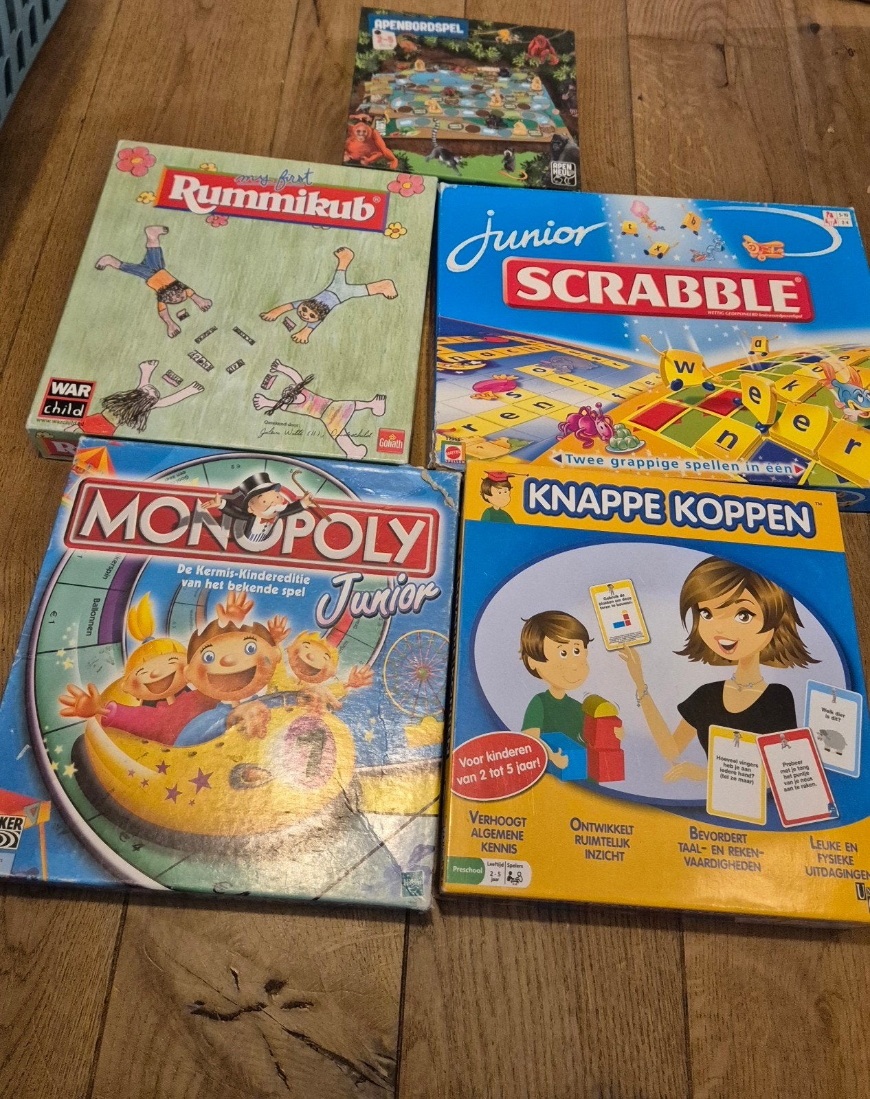 junior spellen, kinder spellen, Ophalen, Gebruikt