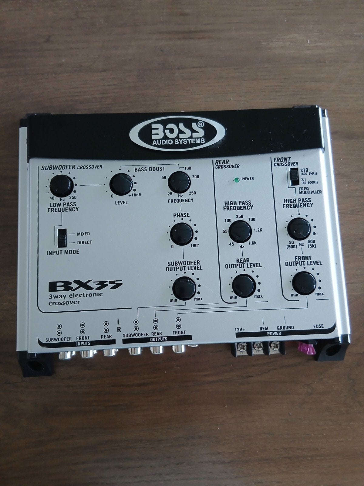 Boss Audio Systems BX35 3-weg elektronische crossover, Ophalen, Gebruikt, Onbekend, Boss Audio Systems