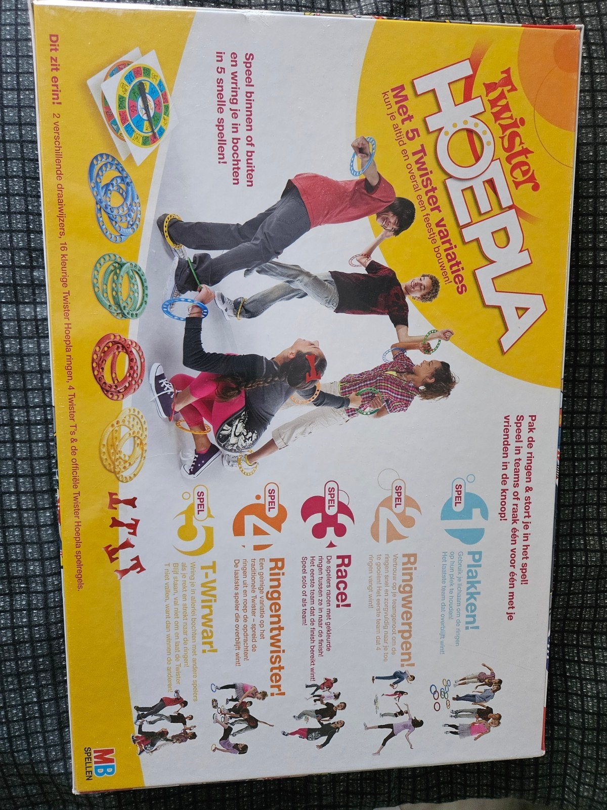 Twister Hoepla - Hasbro Gezinsspel, Een of twee spelers, Ophalen of Verzenden, Nieuw, Hasbro
