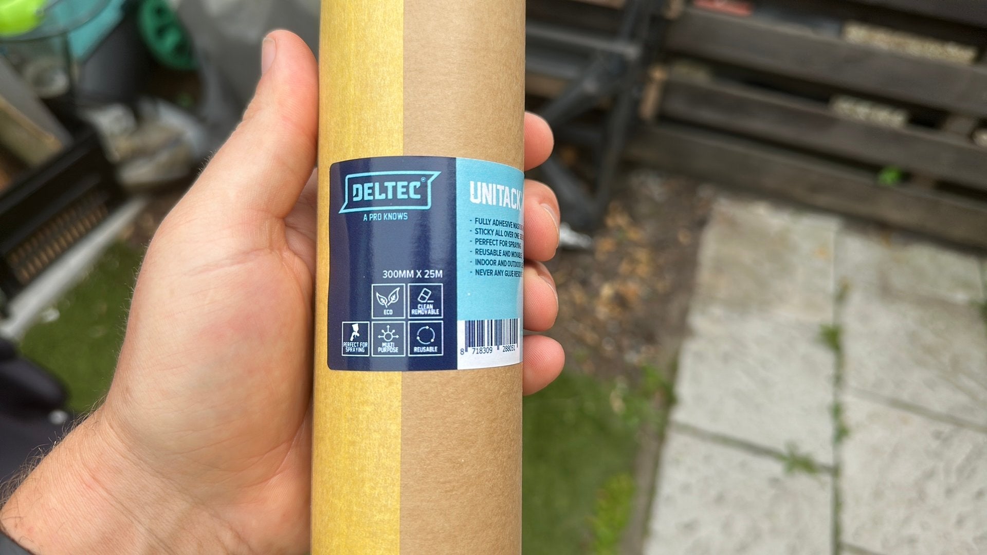 ️🖌️Deltec Unitack papier 300mm X 25M te koop aangeboden🛠️, Ophalen of Verzenden, Nieuw, Overige typen