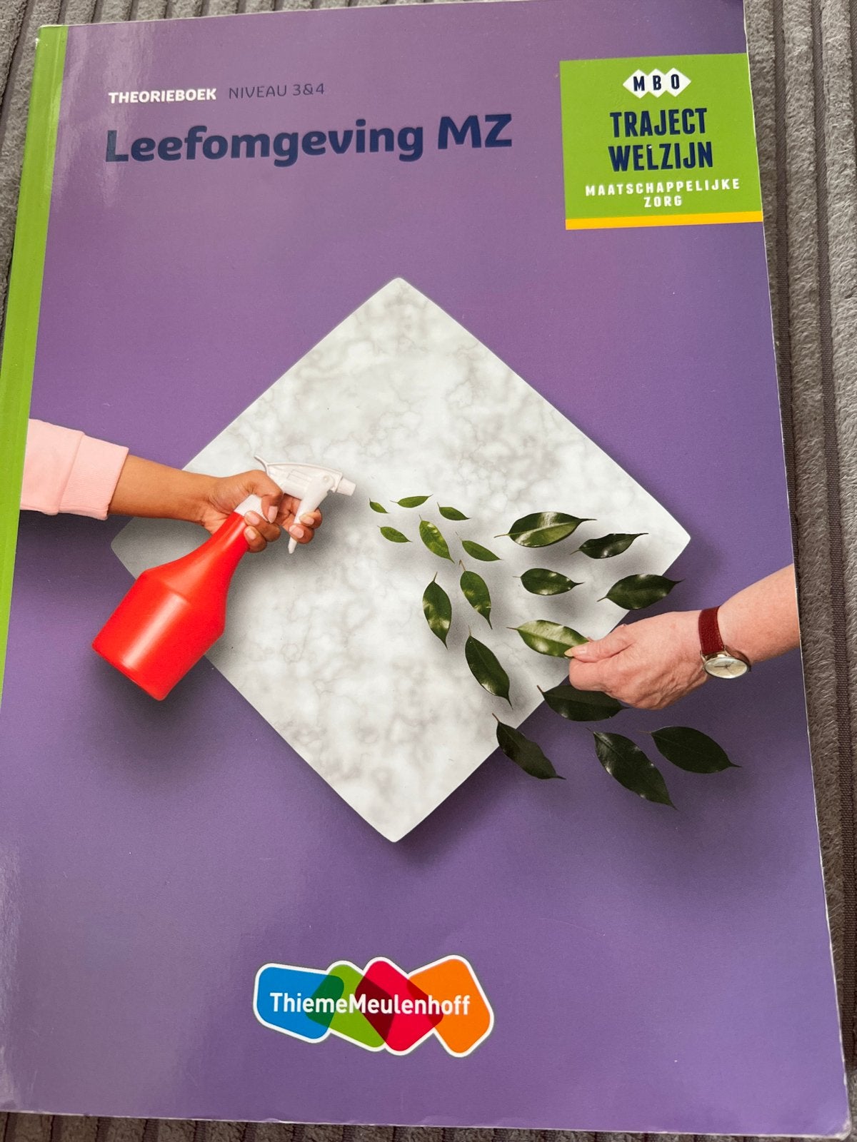 Leerboek Leefomgeving MZ MBO Traject Welzijn Niveau 3&4, Boeken, Ophalen of Verzenden, Zo goed als nieuw, Overige niveaus, Overige vakken