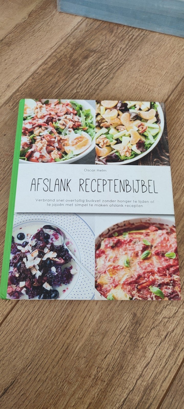 Afslank Receptenbijbel - Oscar Helm (Zo goed als nieuw), Voorgerechten en Soepen, Oscar Helm, Gezond koken, Ophalen of Verzenden