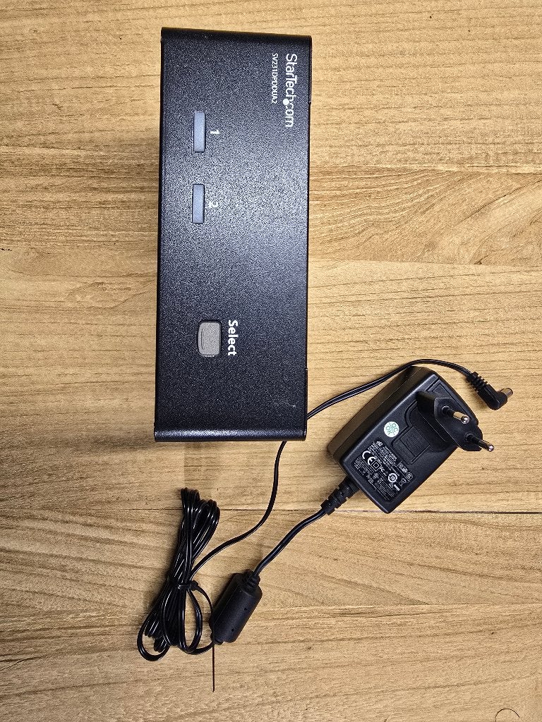 StarTech SV231DPDDUA2 – Dual-Monitor DisplayPort KVM Switch, Ophalen, Zo goed als nieuw