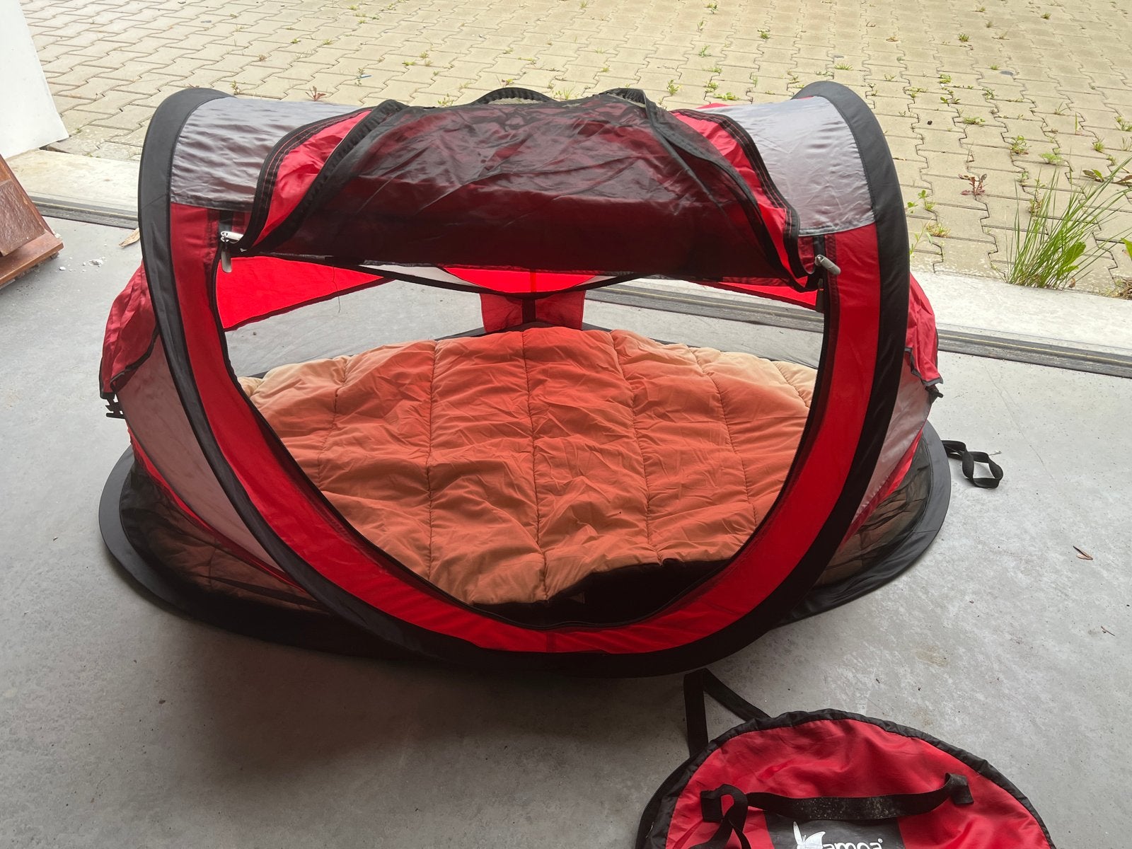 Pop-up tentje voor baby of peuter - UV-bescherming, Ophalen, Gebruikt, Tot en met 2