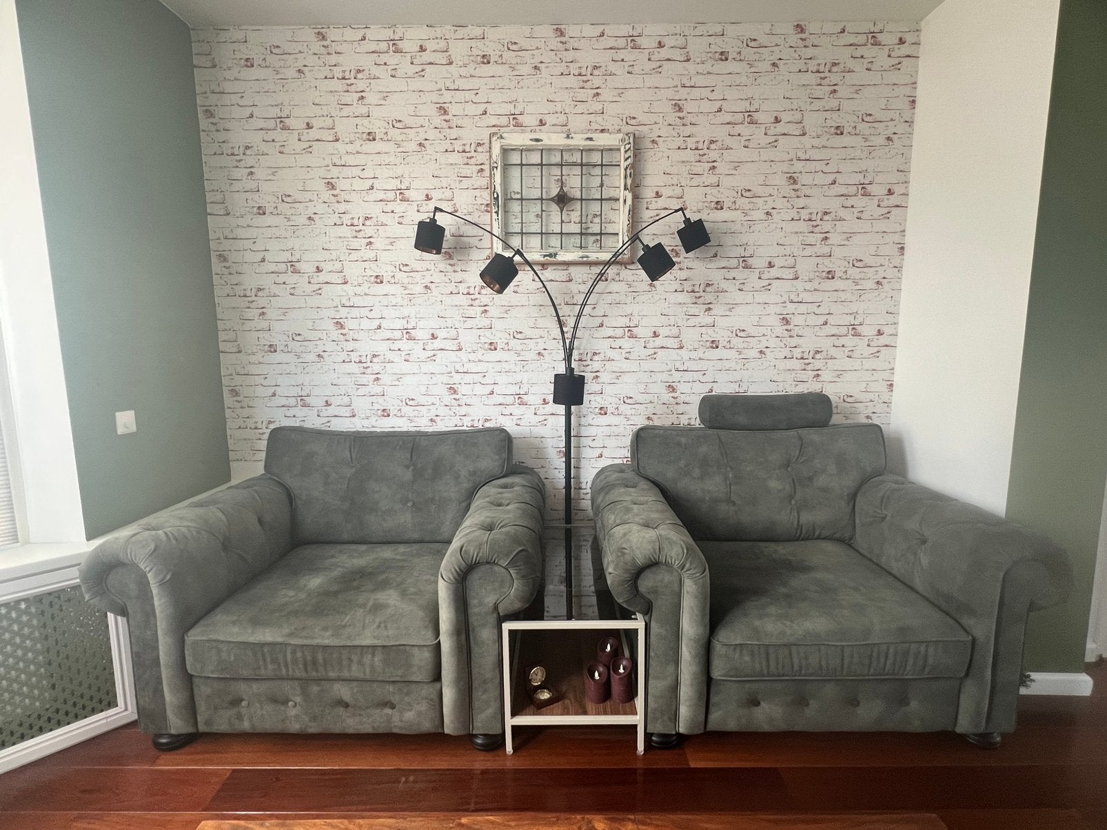 Loveseat UrbanSofa, Ophalen, Zo goed als nieuw, Stof, 75 tot 100 cm