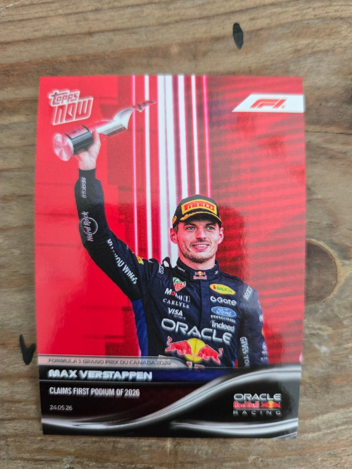 Max Verstappen Topps Now 2026 Formule 1 Kaart, Verzamelen, Ophalen of Verzenden, Zo goed als nieuw, Formule 1