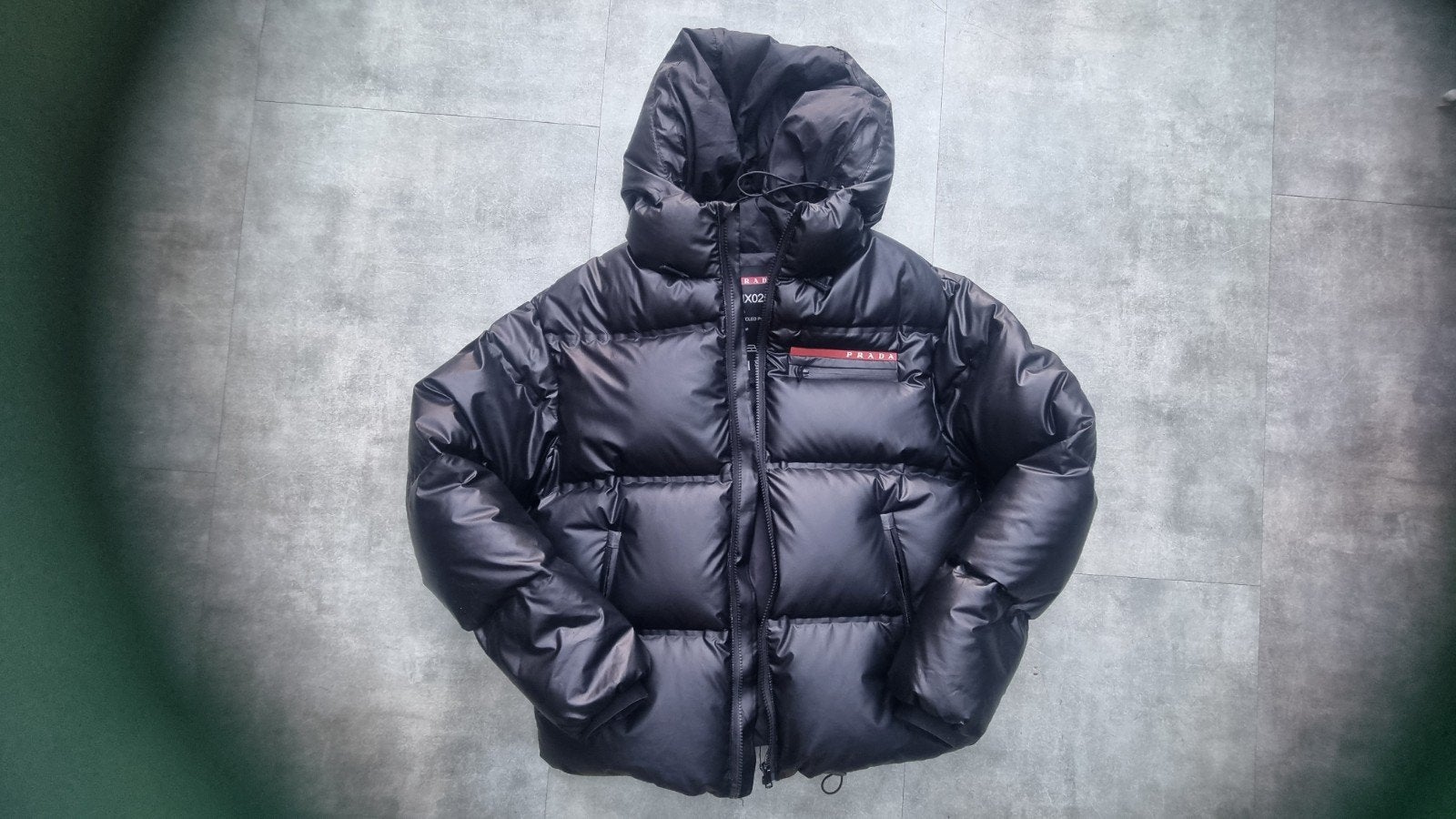 Prada LR-HX026 Puffer Jas - Zwart, Maat M, Maat 38/40 (M), Prada, Zwart, Ophalen of Verzenden