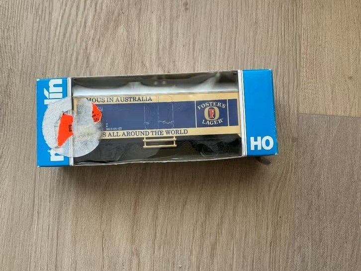 Märklin 4562 Fosters lager bierwagen, Ophalen, Wisselstroom, Wagon, Zo goed als nieuw