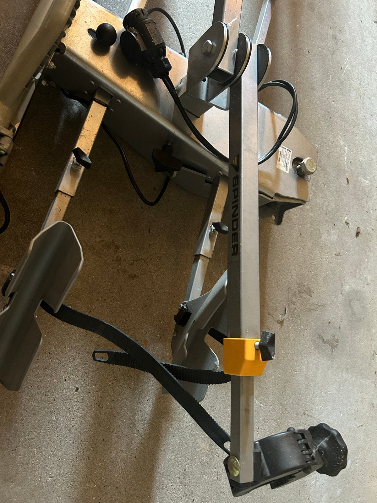 Spinder Elite Trekhaakdrager voor 2 (elektrische) fietsen, Ophalen, 2 fietsen, Gebruikt, Trekhaakdrager
