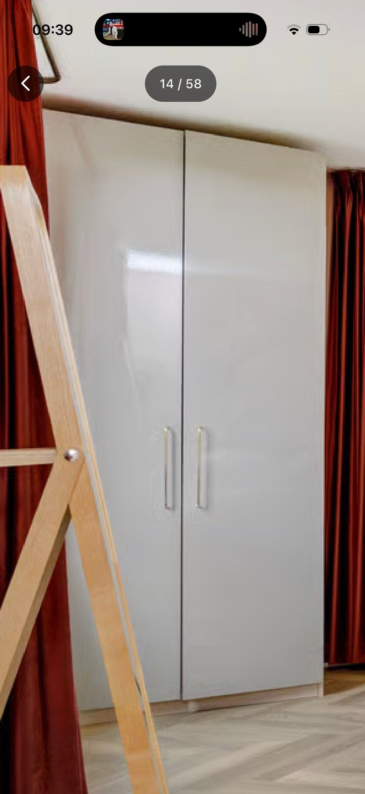 Pax deuren (3 stuks) grijs/beige 50x229, Ophalen, 200 cm of meer, 50 tot 100 cm, Zo goed als nieuw