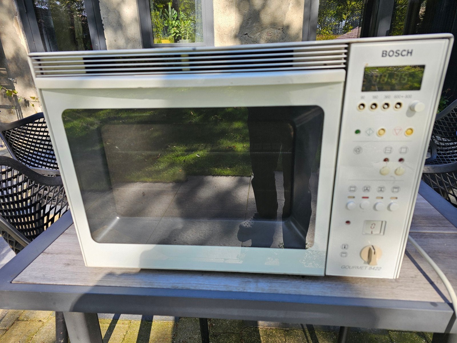 Bosch combimagnetron Gourmet 8422, Ophalen, Combimagnetron, Gebruikt, Grill