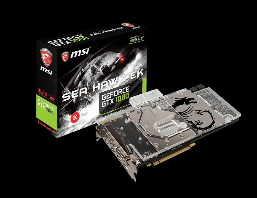 MSI GeForce GTX 1080 Sea Hawk EK X watergekoelde videokaart, Computers en Software, Videokaarten, PCI-Express 3, Ophalen of Verzenden