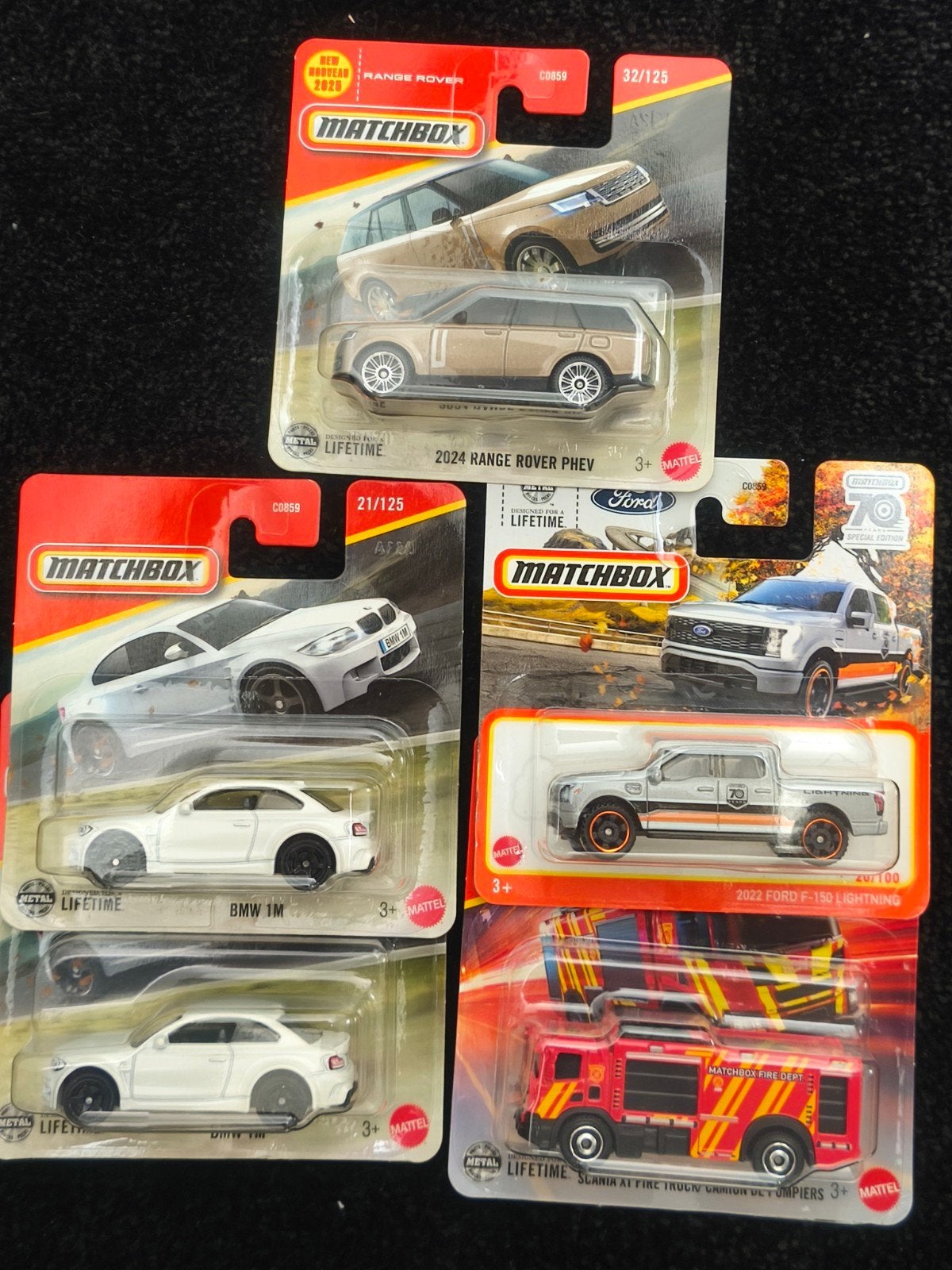 Matchbox auto's - 5 stuks, Overige merken, 1:50 of kleiner, Auto, Nieuw