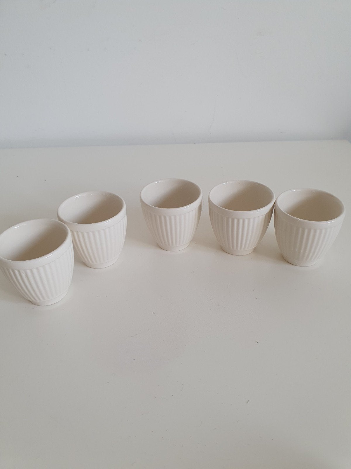 Wedgwood  Winstor 5 eierdoppen.  Nieuw, Ophalen of Verzenden, Nieuw, Porselein