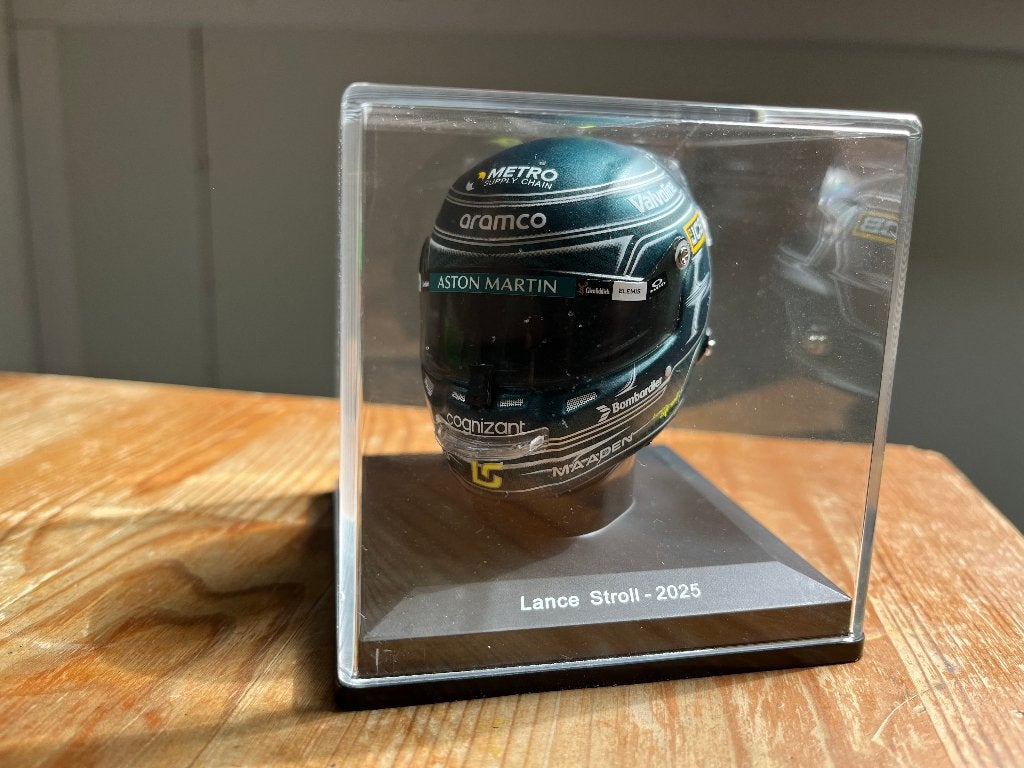 Lance Stroll 2025 F1 helm schaalmodel, Ophalen, Zo goed als nieuw, Formule 1