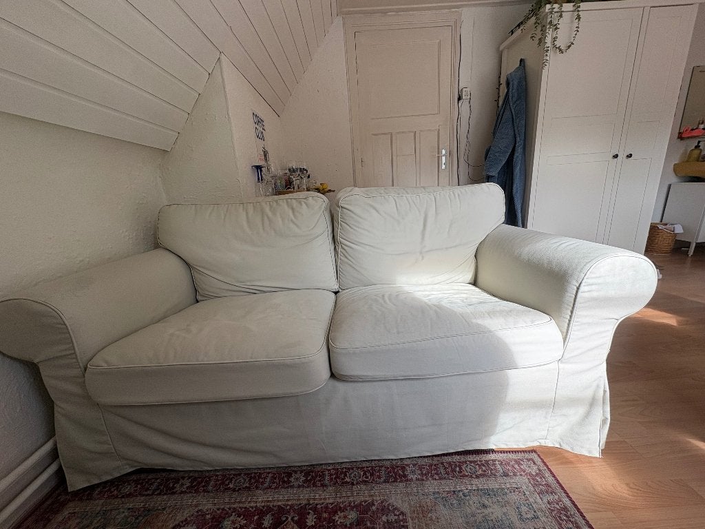 Bank IKEA EKTORP, Huis en Inrichting, Banken | Bankstellen, Ophalen, Gebruikt, 150 tot 200 cm, Tweepersoons