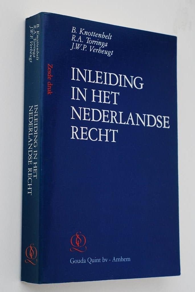 Inleiding in het Nederlandse recht (1990), Gelezen, Verzenden, WO, B. Knottenbelt, J.W.P. Verheugt.