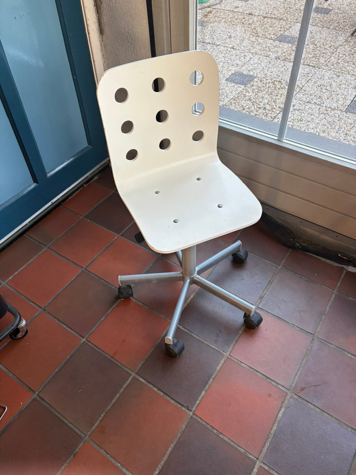Te koop, Ophalen, Gebruikt, Wit, Bureaustoel
