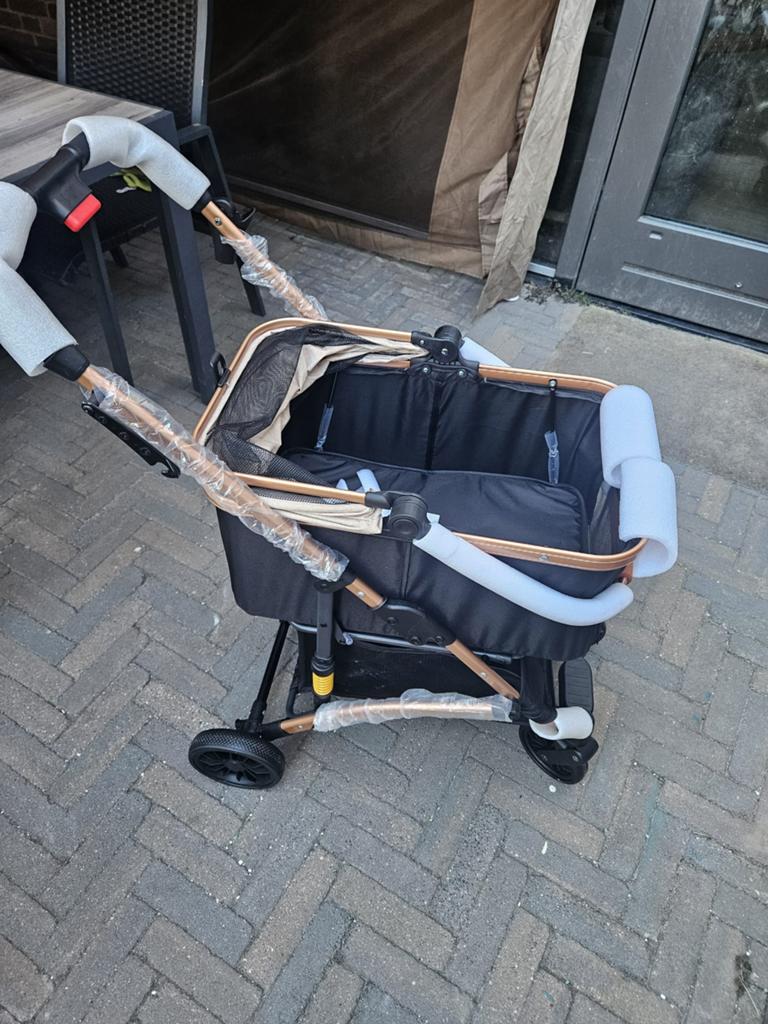 Nieuwe honden buggy kleur Khaki, Ophalen of Verzenden, Nieuw