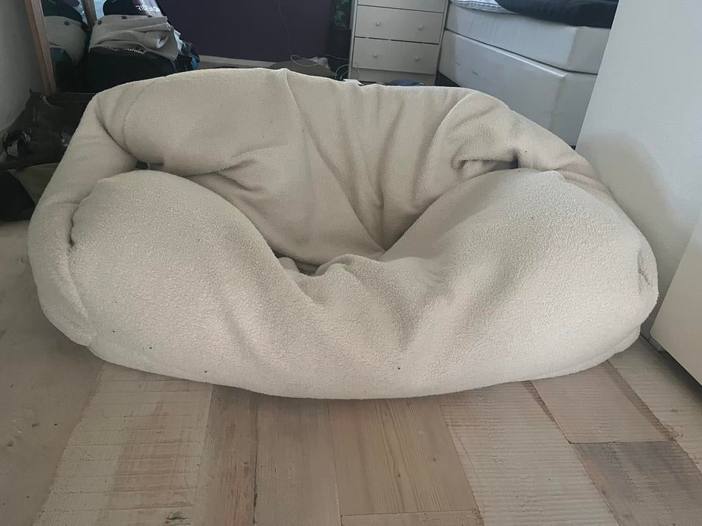Big Bertha zitzak - Zo goed als nieuw, Huis en Inrichting, Zitzakken, Ophalen, Zo goed als nieuw, Beige, Zitzak