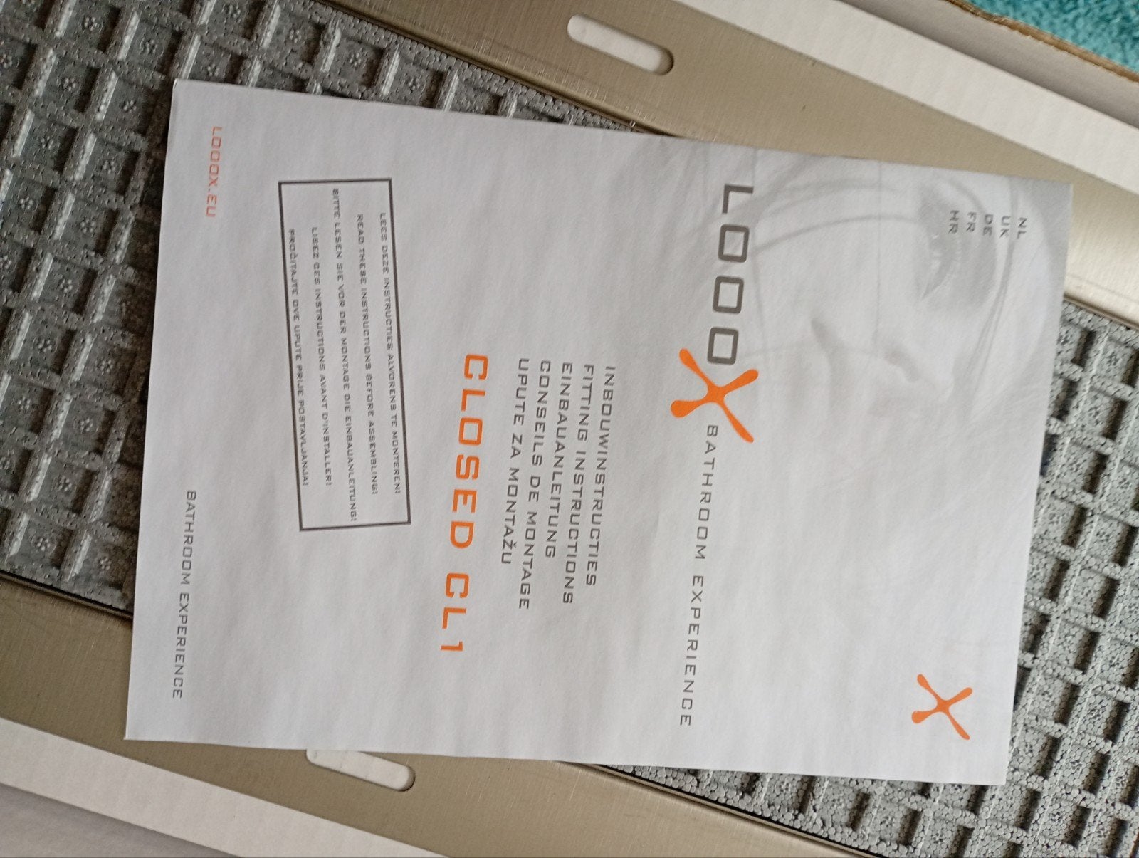 Looox Closed inbouw reserverolhouder - Nieuw in doos, Ophalen, Nieuw, Zwart, Douche-accessoire