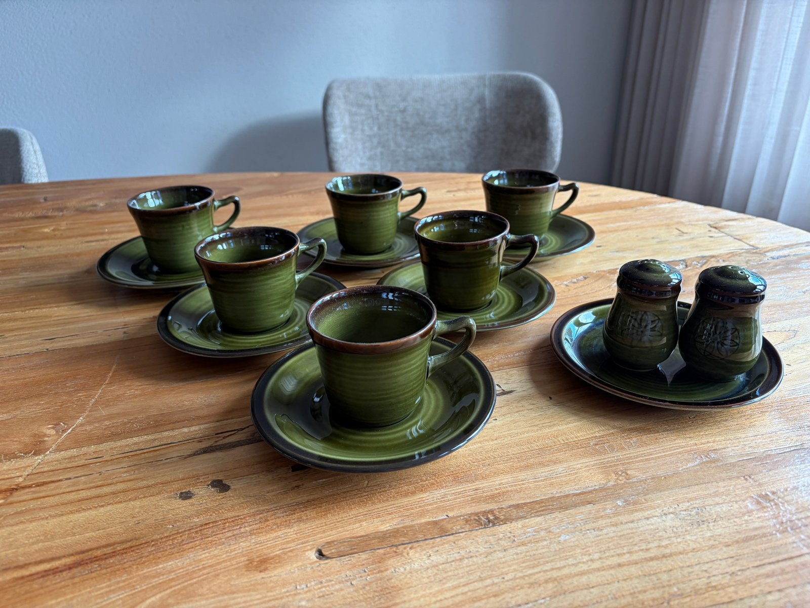 Vintage Koninklijke Goedewaagen kop en schotels servies, Antiek en Kunst, Ophalen