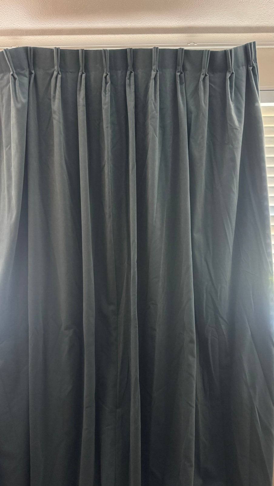 Verduisterende Gordijnen - blauw, Ophalen, Zo goed als nieuw, Blauw, Gordijn
