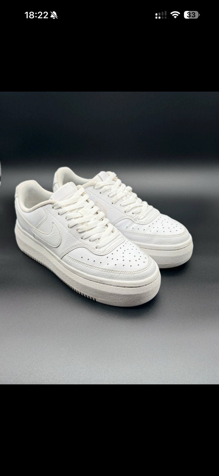 Sneakers Nike Air, Ophalen of Verzenden, Zo goed als nieuw, Wit, Sneakers of Gympen
