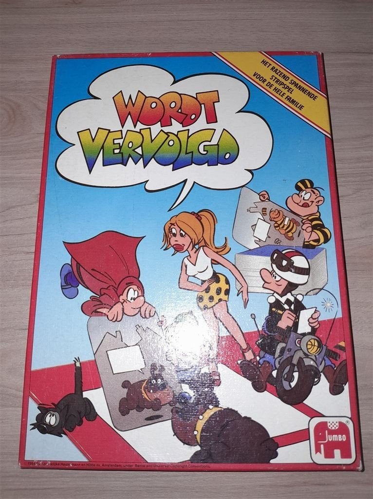 wordt vervolgd - s4881, Hobby en Vrije tijd, Gezelschapsspellen | Bordspellen, Verzenden, Zo goed als nieuw