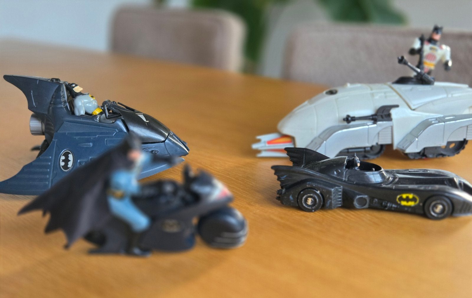 Batman Voertuigen & Actiefiguren Set (4 stuks), Ophalen of Verzenden, Gebruikt