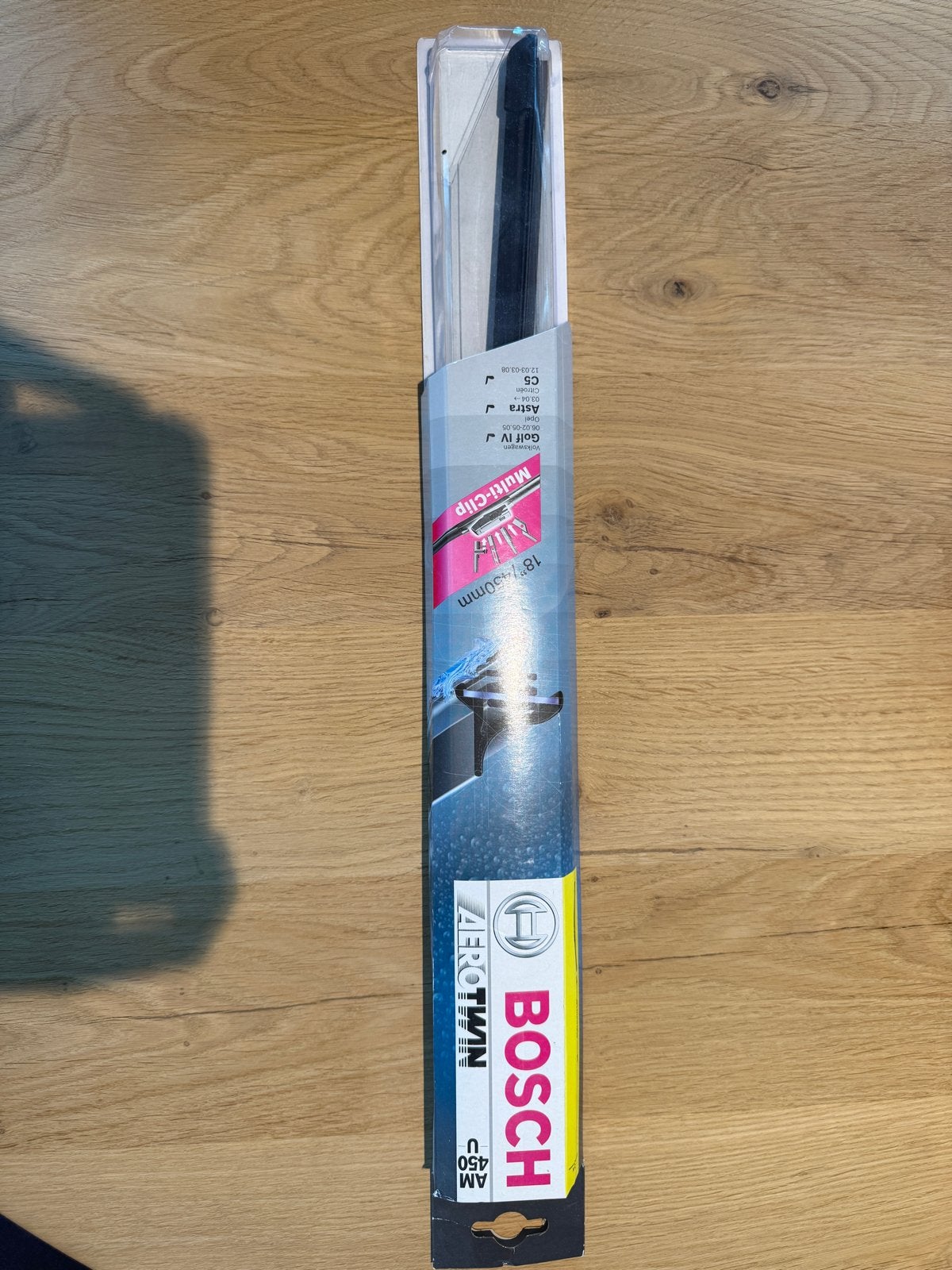 Bosch Aerotwin ruitenwisser AM450U 18"/450mm, Auto-onderdelen, Ophalen of Verzenden, Nieuw, Volkswagen