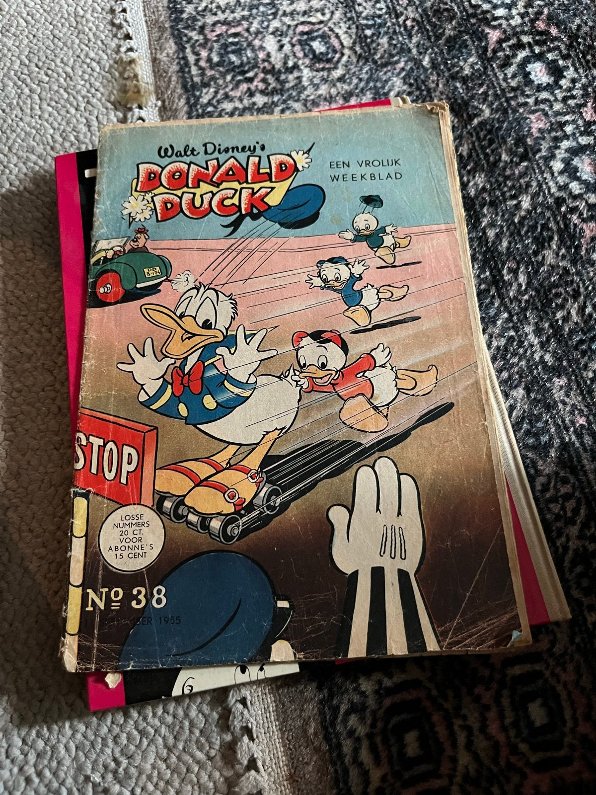 Donald Duck Weekblad Nr. 38 - September 1955, Eén stripboek, Ophalen, Gelezen