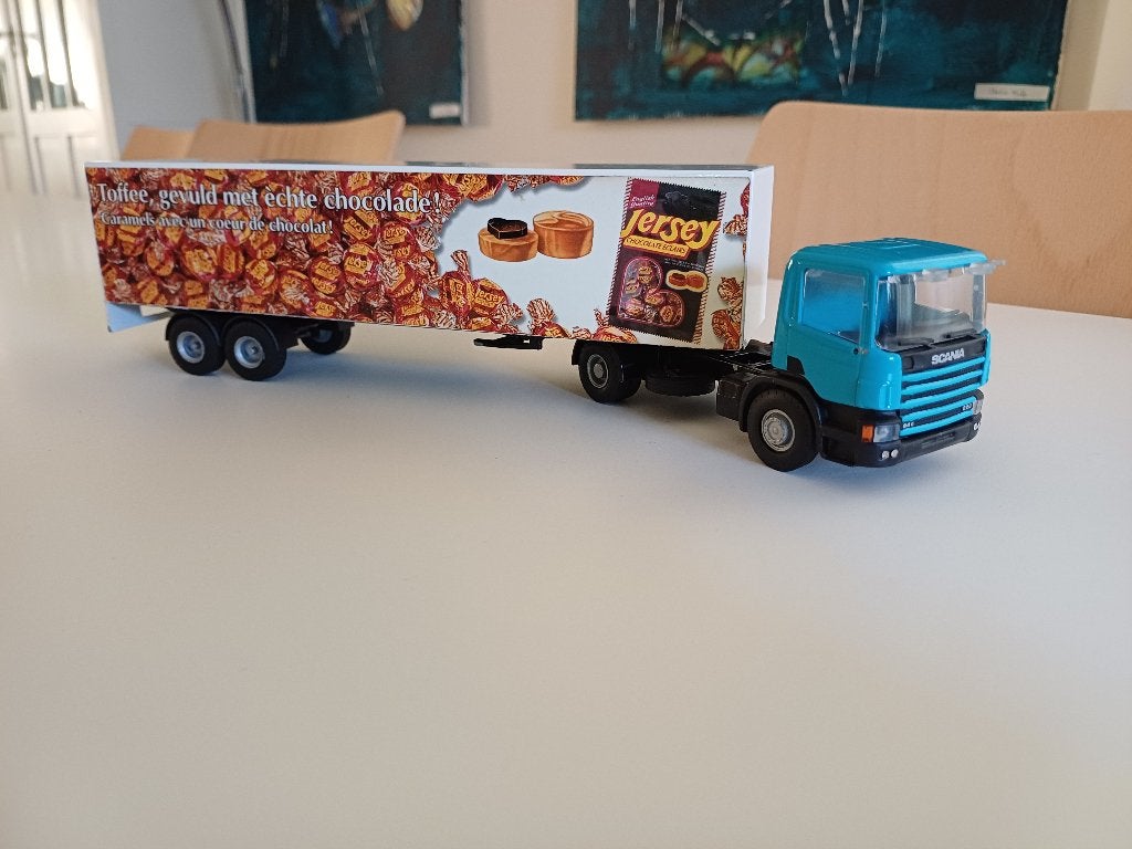 Scania vrachtwagen lion car 1/50, Ophalen of Verzenden, Gebruikt, Bus of Vrachtwagen, Lion Toys