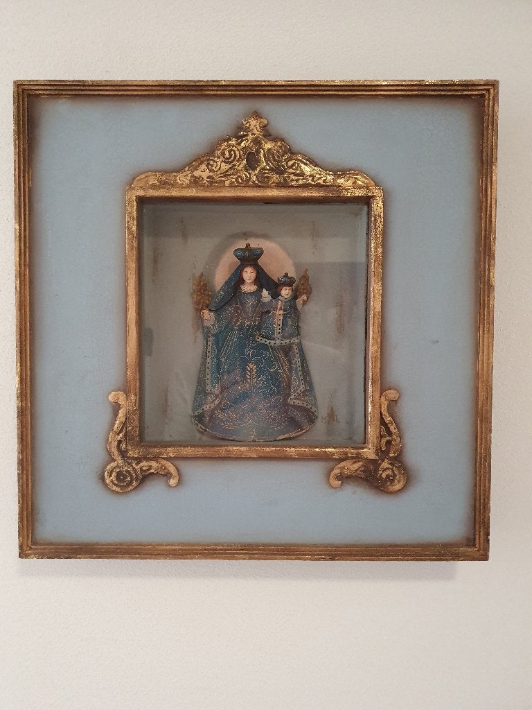 Diorama Madonna met kind, Antiek en Kunst, Ophalen