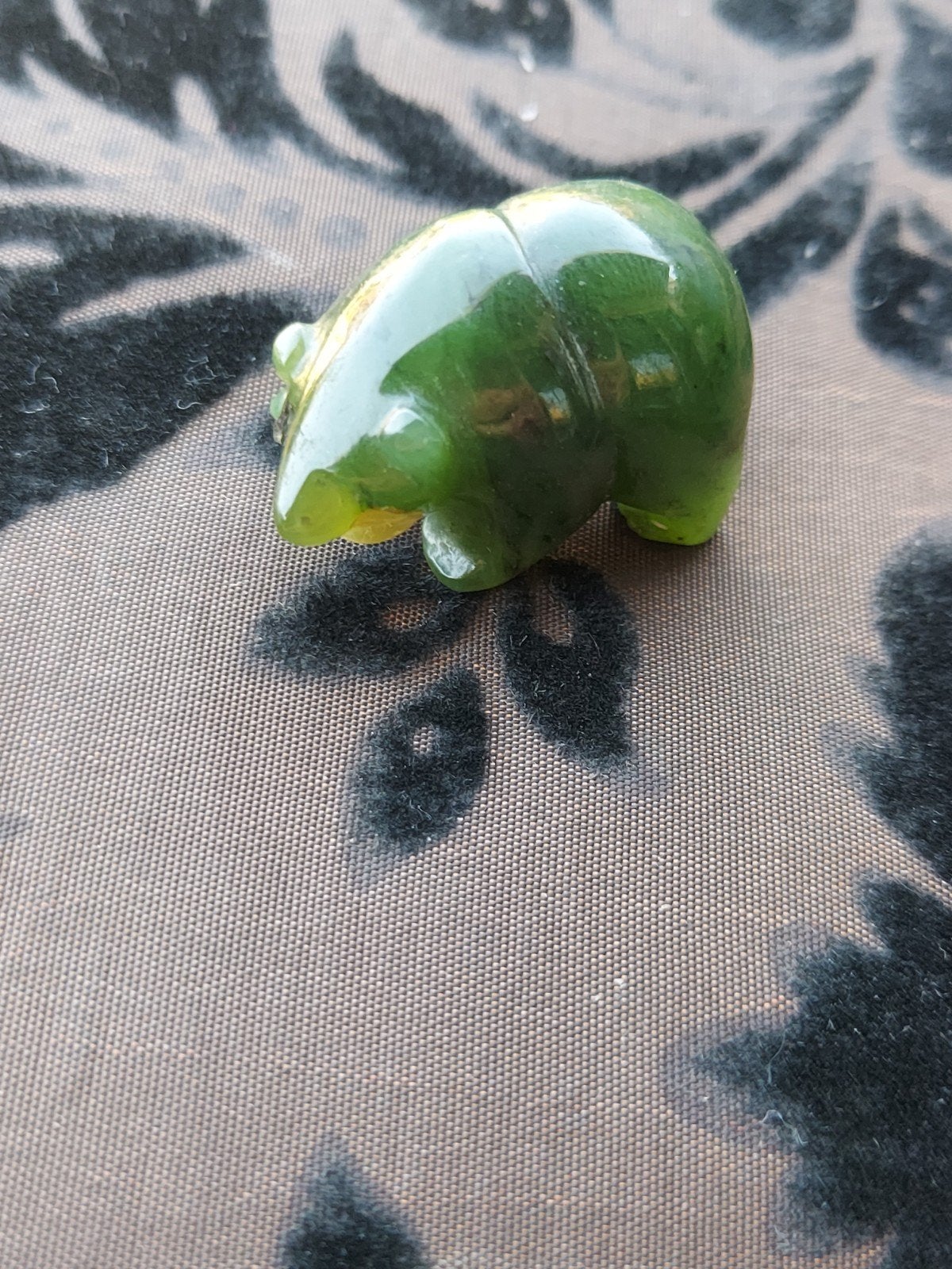 Kleine jade beer - 2cm, Verzamelen, Ophalen of Verzenden
