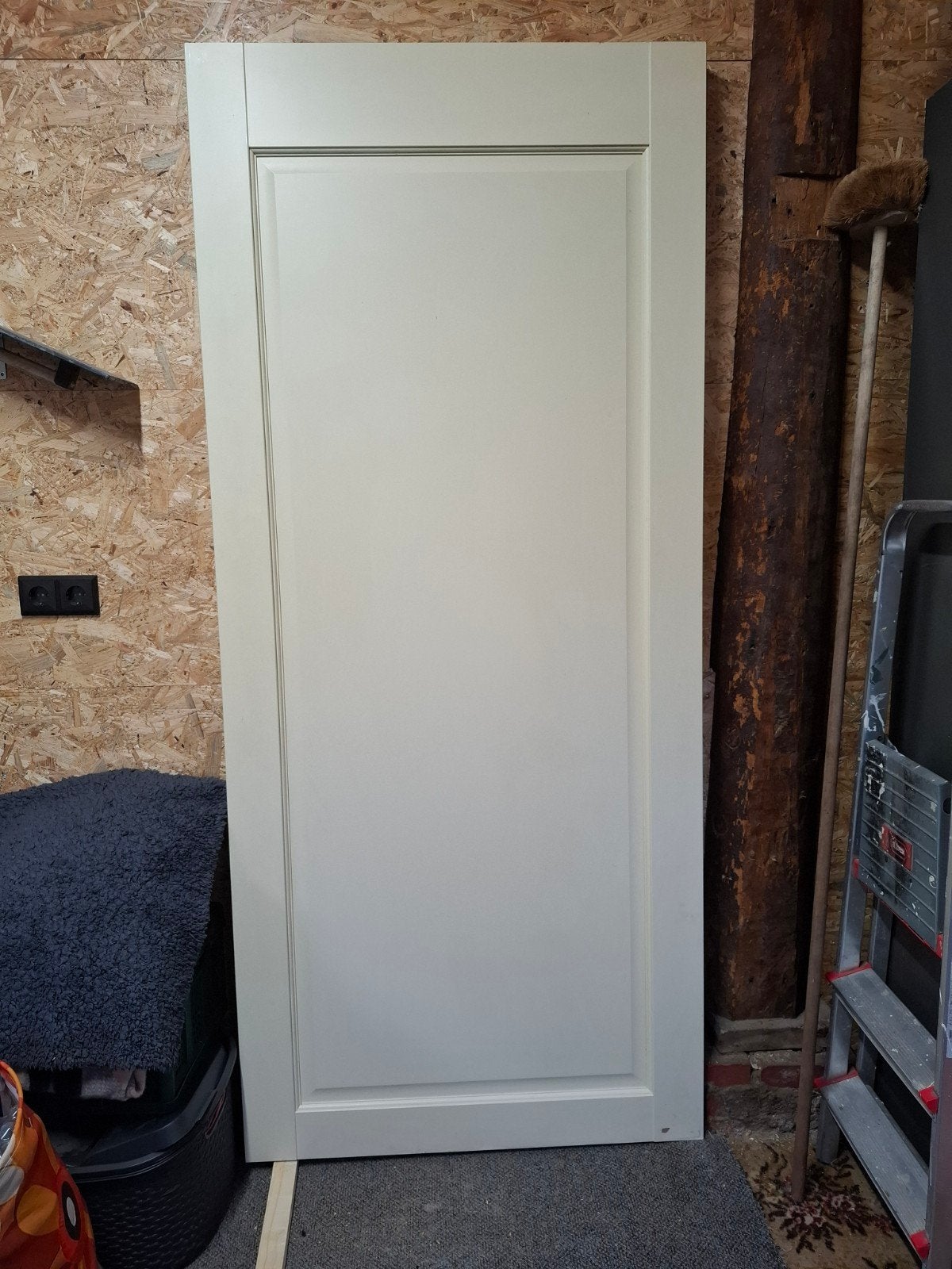 Binnendeur 212x93 cm - Paneeldeur, Ophalen, Gebruikt, 80 tot 100 cm, Binnendeur