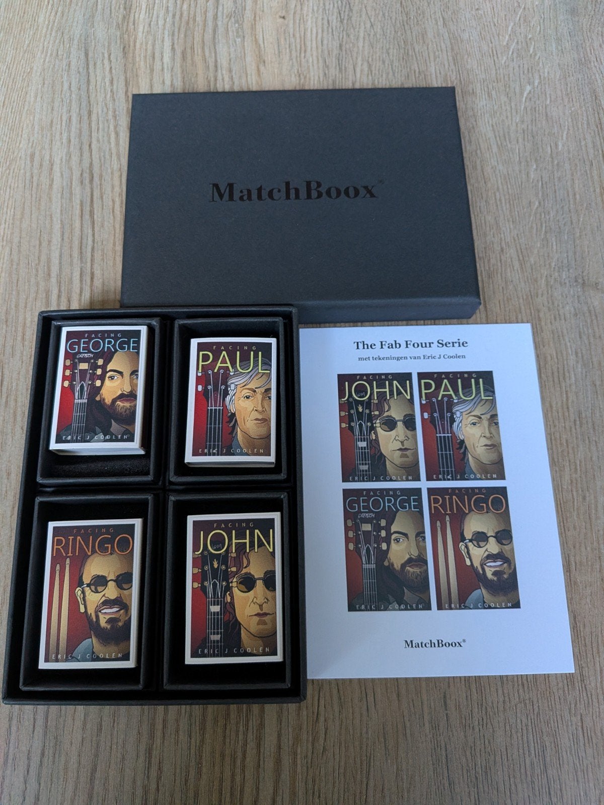 MatchBoox The Fab Four Serie, Beatles
4 kleine doosjes met i, Ophalen, Zo goed als nieuw