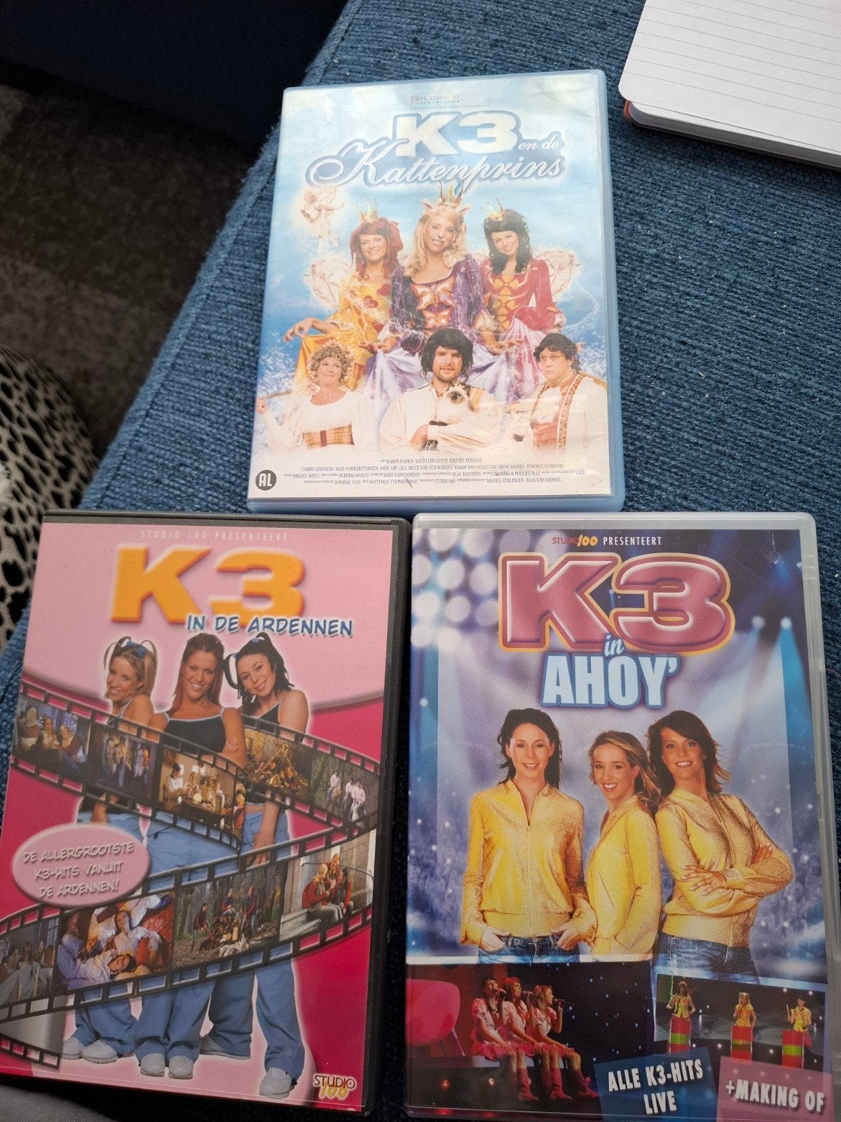 K3 DVD Collectie: Kattenprins,  In Ahoy, Gebruikt, Verzamelbox, Alle leeftijden, Familie