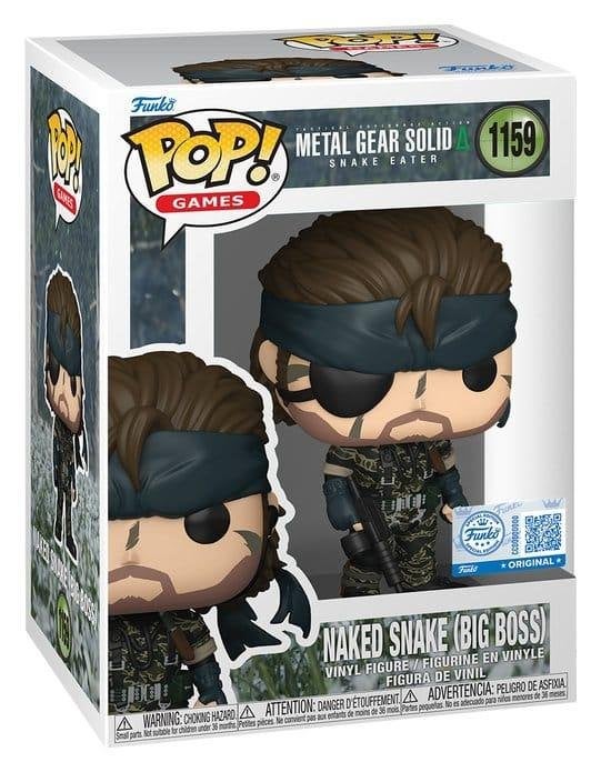 Funko Pop 1159 Metal Gear Solid Naked Snake Big boss, Verzamelen, Verzenden, Nieuw
