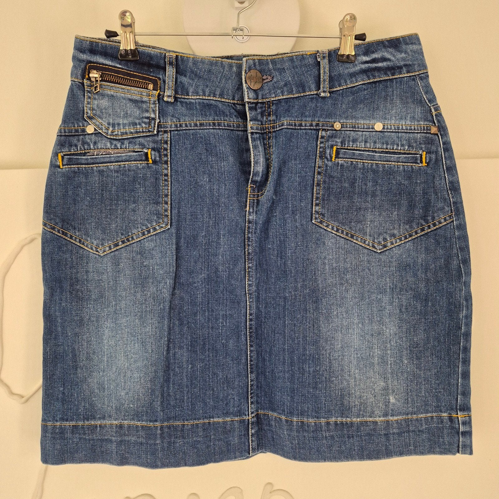Fitt Jeans spijkerrok maat 40, Maat 38/40 (M), Fitt Jeans, Blauw, Ophalen of Verzenden