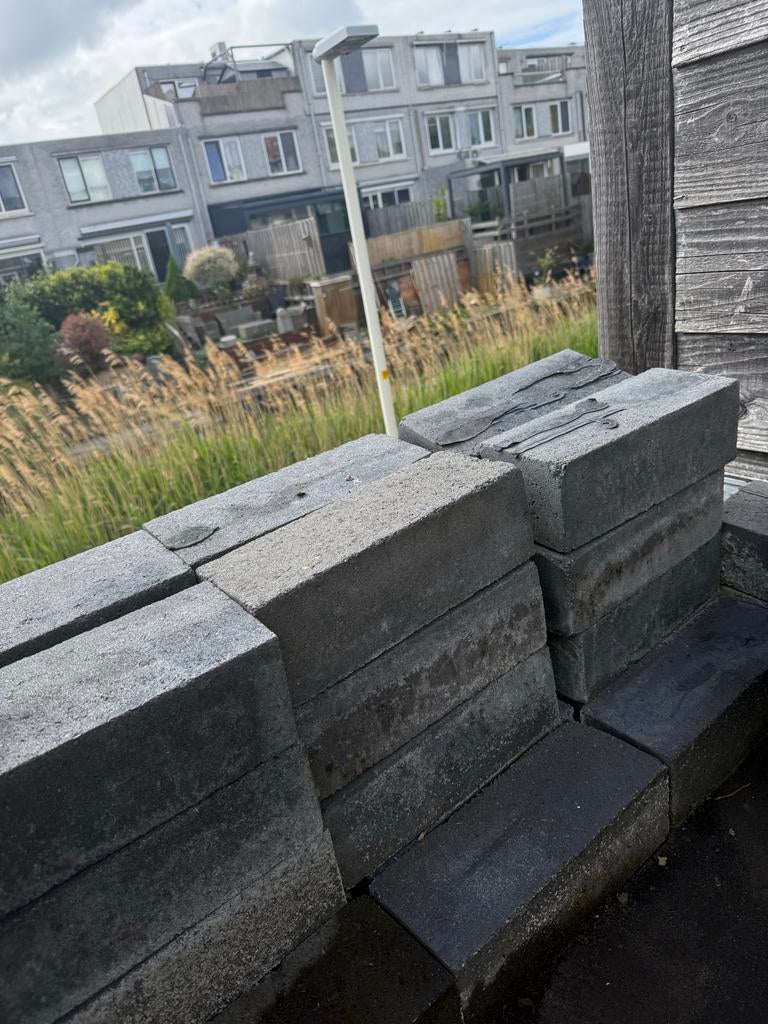 Stapelblokken 30x10x12 cm - Ideaal voor border/plantenbak, Tuin en Terras, Blok, Ophalen of Verzenden, Zo goed als nieuw, Minder dan 25 cm
