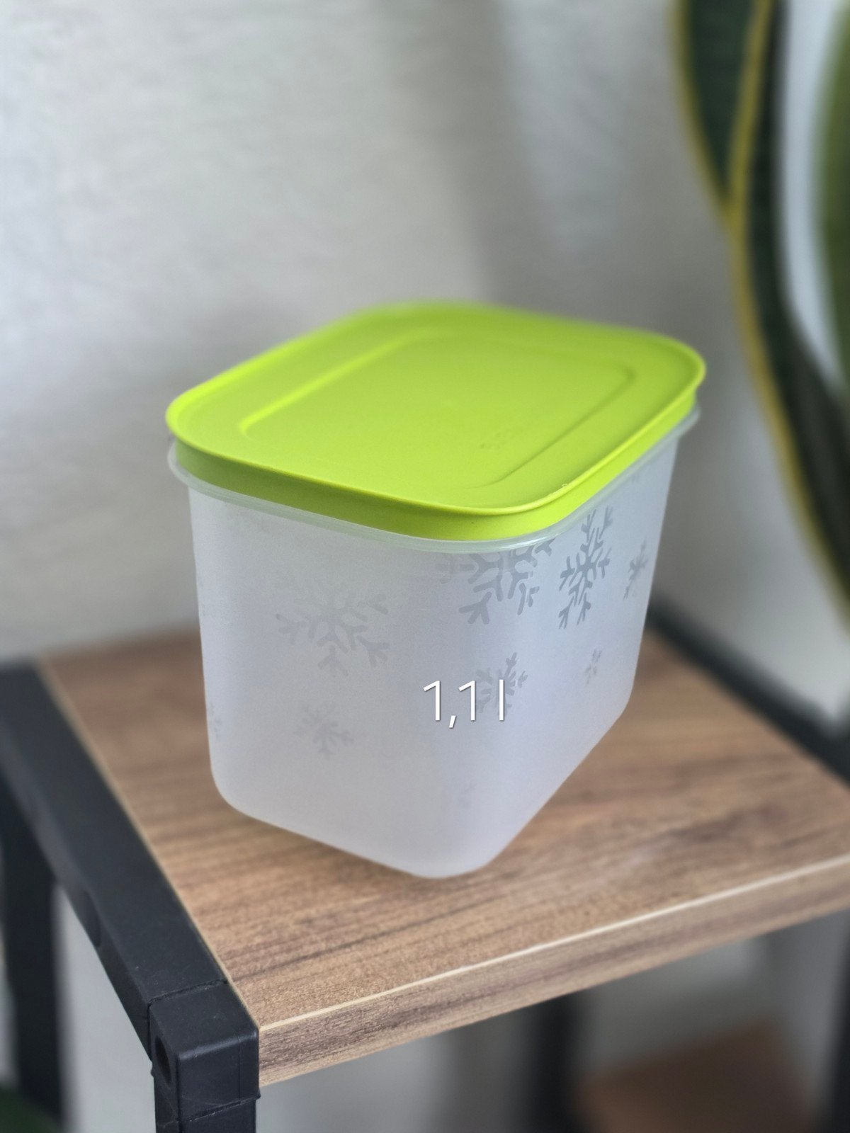 Tupperware diepvries dozen 1,1L met groene deksel, Geschikt voor vriezer, Bewaardoos, Nieuw, Ophalen of Verzenden