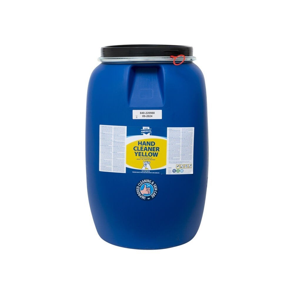 Handcleaner 60 liter geel, Verzenden