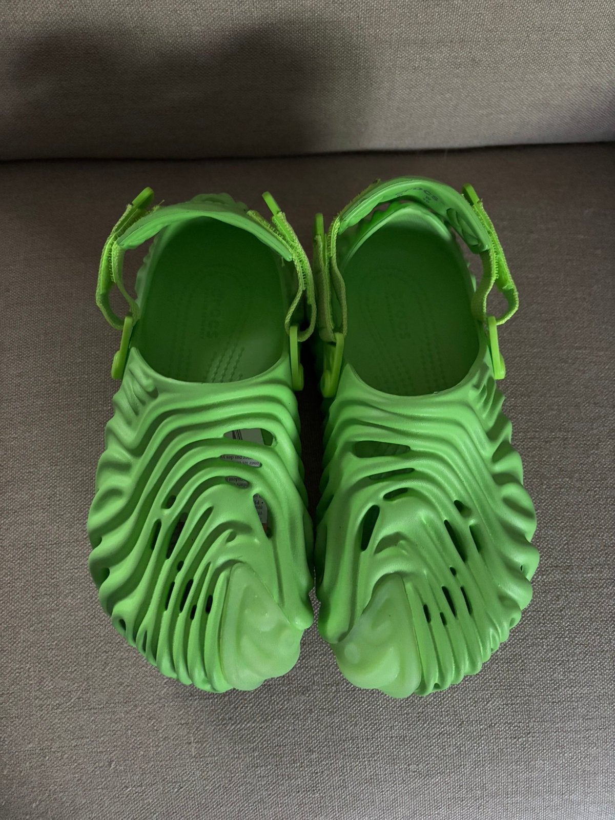 Salehe Bembury Crocs mt 40, Instappers, Ophalen of Verzenden, Zo goed als nieuw, Groen